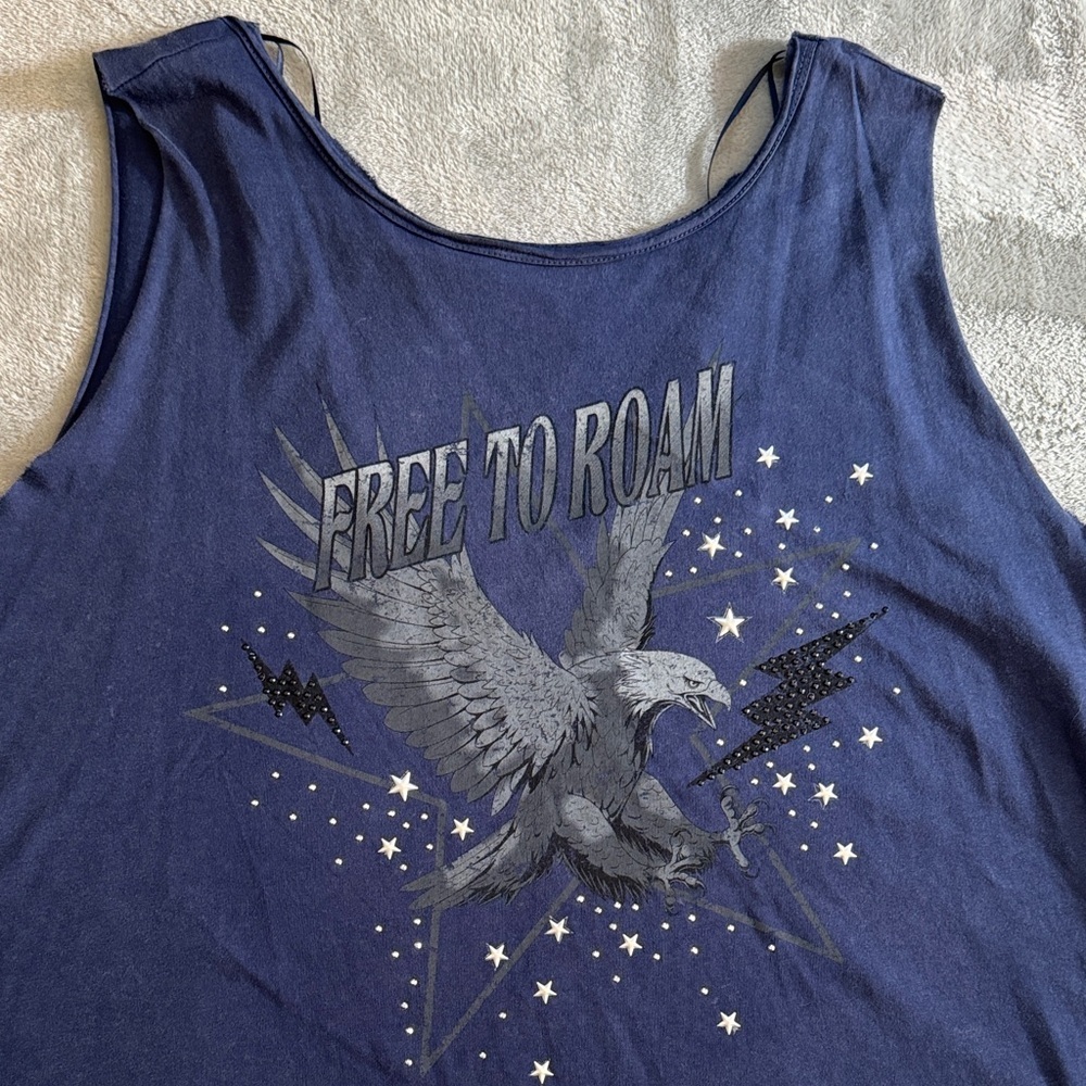 Idyllwind Blue 'Free to Roam' Tank Top